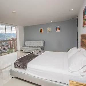 Mountain And Views Loft Ultra-fast Internet Apartamento Medellín